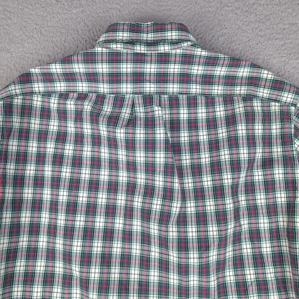 J Crew Shirt Mens Medium Classic Fit Plaid Button‎ Down Multicolor